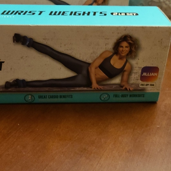jillian Michaels Other - Jillian Michaels Ankle + Wrist weights 2 Lb Set Bl